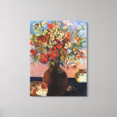 Paul Gauguin Flowers en Cats Canvas Afdruk (Voorkant)