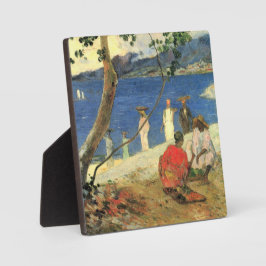 Paul Gauguin Fruitdragers op Turin Cove, of Zeeen Fotoplaat