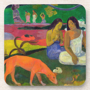 Paul Gauguin   Gebied (Rode hond), 1892 Bier Onderzetter