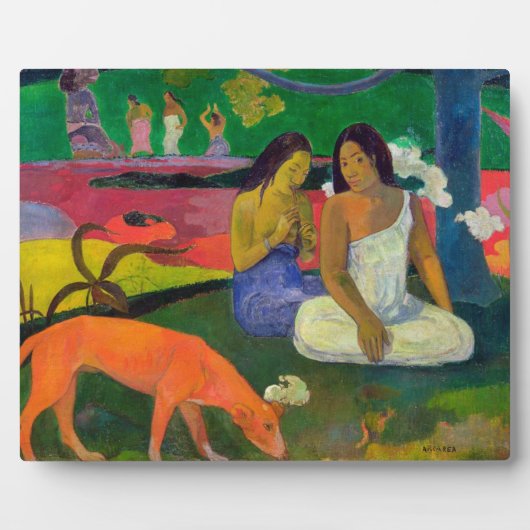 Paul Gauguin | Gebied (Rode hond), 1892 Fotoplaat (Voorkant)