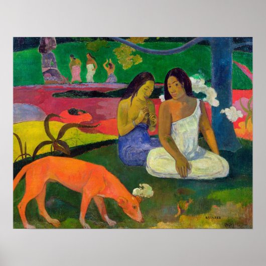 Paul Gauguin | Gebied (Rode hond), 1892 Poster (Voorkant)