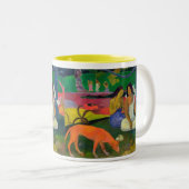 Paul Gauguin | Gebied (Rode hond), 1892 Tweekleurige Koffiemok (Voorkant rechts)