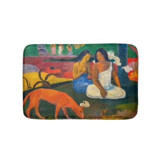 Paul Gauguin - Gebied / Rode hond Badmat (Voorkant)