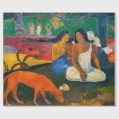 Paul Gauguin - Gebied / Rode hond Cadeaupapier (Vlak)