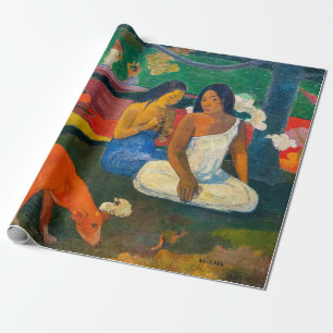 Paul Gauguin - Gebied / Rode hond Cadeaupapier
