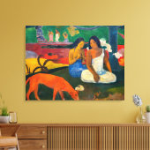 Paul Gauguin - Gebied / Rode hond Canvas Afdruk (Insitu (Woonkamer))