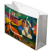 Paul Gauguin - Gebied / Rode hond Groot Cadeauzakje (Voorkant Gekanteld)