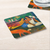 Paul Gauguin - Gebied / Rode hond Kartonnen Onderzetters (Schuin)
