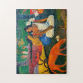 Paul Gauguin - Gebied / Rode hond Legpuzzel (Verticaal)
