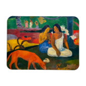 Paul Gauguin - Gebied / Rode hond Magneet (Horizontaal)
