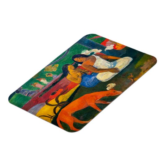 Paul Gauguin - Gebied / Rode hond Magneet (Linkerzijde)