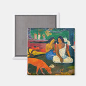 Paul Gauguin - Gebied / Rode hond Magneet (Voorkant / Achterkant)