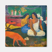 Paul Gauguin - Gebied / Rode hond Magneet (Voorkant)