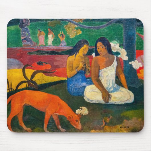 Paul Gauguin - Gebied / Rode hond Muismat (Voorkant)