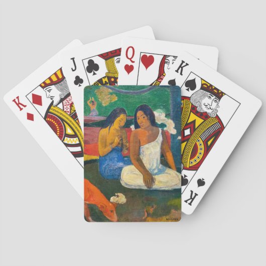 Paul Gauguin - Gebied / Rode hond Pokerkaarten (Achterkant)