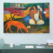 Paul Gauguin - Gebied / Rode hond Spandoek (Beurs)