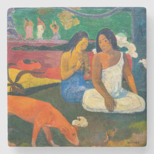 Paul Gauguin - Gebied / Rode hond Stenen Onderzetter