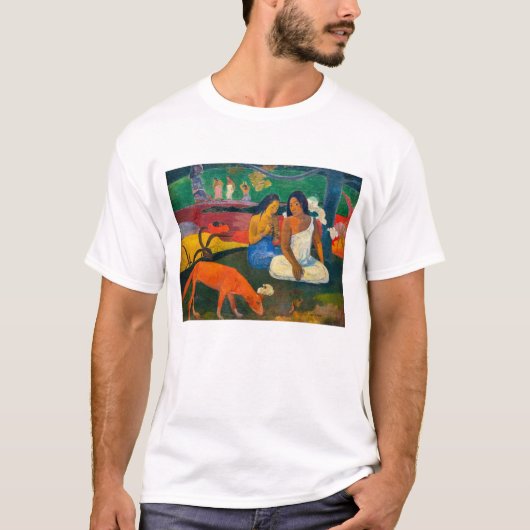 Paul Gauguin - Gebied / Rode hond T-shirt (Voorkant)