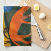 Paul Gauguin - Gebied / Rode hond Theedoek (Quarter Fold)