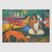 Paul Gauguin - Gebied / Rode hond Tissuepapier (Voorkant)