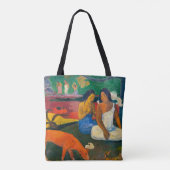 Paul Gauguin - Gebied / Rode hond Tote Bag (Achterkant)