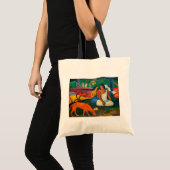 Paul Gauguin - Gebied / Rode hond Tote Bag (Voorkant (product))