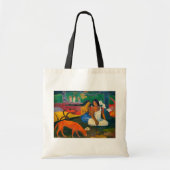 Paul Gauguin - Gebied / Rode hond Tote Bag (Voorkant)