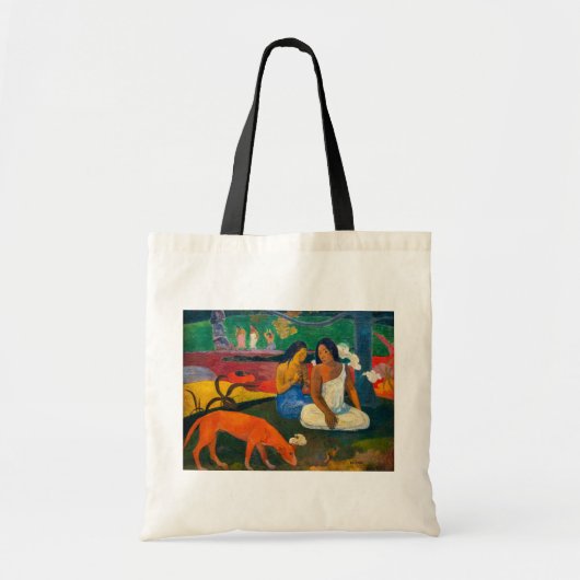 Paul Gauguin - Gebied / Rode hond Tote Bag (Voorkant)