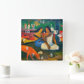 Paul Gauguin - Gebied / Rode hond Vierkante Klok (Huis)