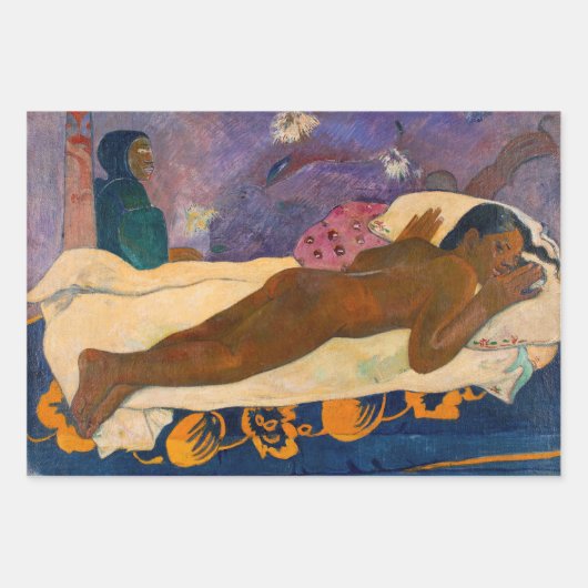 Paul Gauguin - Geest van de Doden Kijken Inpakpapier Vel (Voorkant)