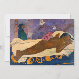 Paul Gauguin - Geest van de doden loert Bedankkaart