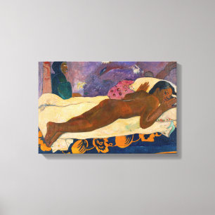Paul Gauguin - Geest van de doden loert Canvas Afdruk
