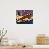 Paul Gauguin - Geest van de doden loert Poster (Keuken)