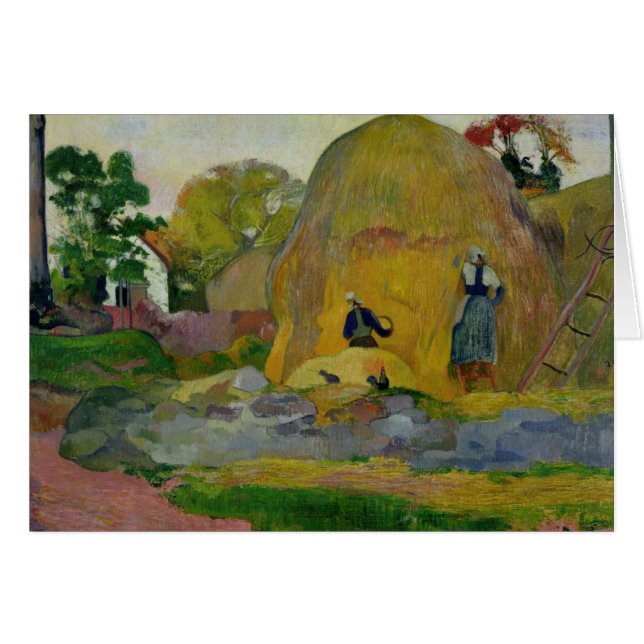 Paul Gauguin | Gele Haystacks of Golden Harvest (Voorkant Horizontaal)
