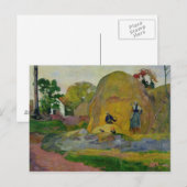 Paul Gauguin | Gele Haystacks of Golden Harvest Briefkaart (Voorkant / Achterkant)