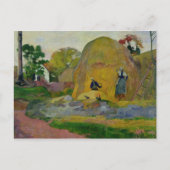 Paul Gauguin | Gele Haystacks of Golden Harvest Briefkaart (Voorkant)