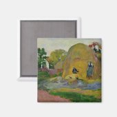 Paul Gauguin | Gele Haystacks of Golden Harvest Magneet (Voorkant / Achterkant)