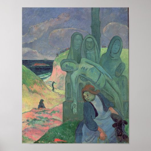 Paul Gauguin | Groene Christus 1889 Poster (Voorkant)