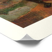 Paul Gauguin Haymaking met Bijbelverse Christelijk Poster (Hoek)