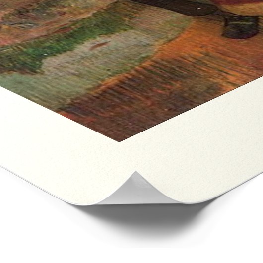 Paul Gauguin Haymaking met Bijbelverse Christelijk Poster (Hoek)