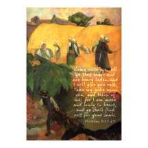 Paul Gauguin Haymaking met Scriptversie