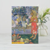 Paul Gauguin - Heil Maria / Ia Orana Maria Bedankkaart (Staand voorkant)