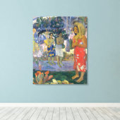 Paul Gauguin - Heil Maria / Ia Orana Maria Canvas Afdruk (Insitu (Houten vloer))