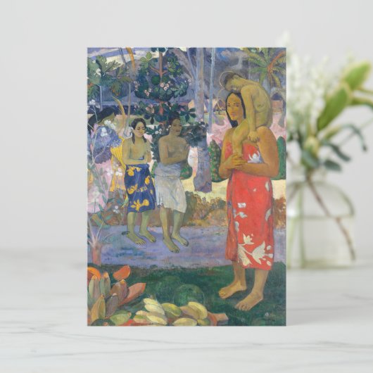 Paul Gauguin - Heil Maria / Ia Orana Maria Kaart (Staand voorkant)