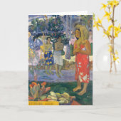 Paul Gauguin - Heil Maria / Ia Orana Maria Kaart (Gele Bloem)