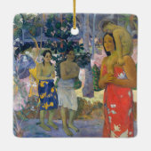 Paul Gauguin - Heil Maria / Ia Orana Maria Keramisch Ornament (Achterkant)