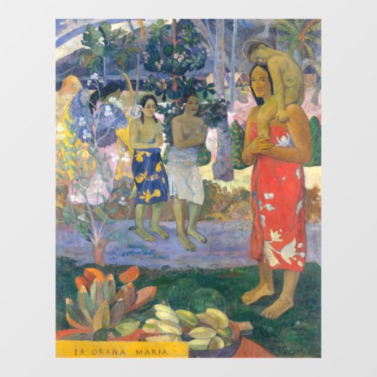Paul Gauguin - Heil Maria / Ia Orana Maria Raamsticker (Vel)