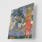 Paul Gauguin - Heil Maria / Ia Orana Maria Vierkante Klok (Hoek)
