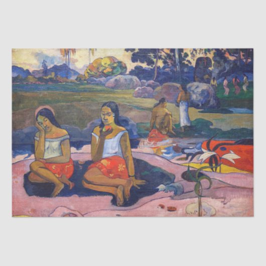 Paul Gauguin - Heilige Lente, zoete dromen Tissuepapier (Voorkant)