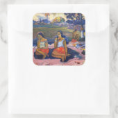 Paul Gauguin - Heilige Lente, zoete dromen Vierkante Sticker (Tas)